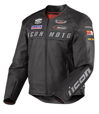 Icon Automag Black Hero Leather Jacket